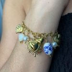 Ατσάλινο βραχιόλι με charms