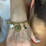 Ατσάλινο βραχιόλι με charms