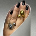 Ατσάλινο δαχτυλίδι με άνοιγμα μπροστά